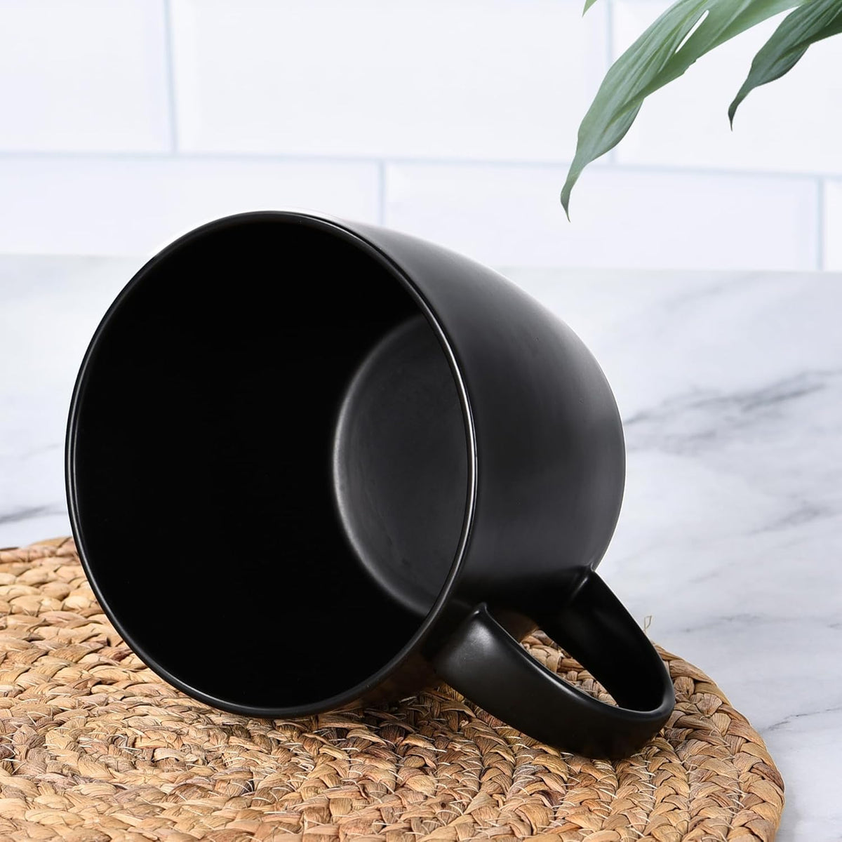 Extra Large Coffee Mug 30 oz Ceramic Soup Bowl with Handle
