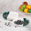 4-Pc 8.5 Inch Ceramic Dinnerware Set Salad Plates for Kitchen