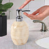 Beige Marble Texture Bathroom Accessory Set of 3