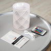 Diamond Pattern Ceramic Cube Candle Warmer Oil Burner with Bulb